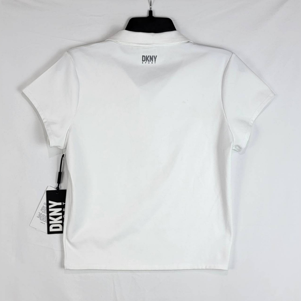 $45 DKNY Womens Sport Balance Polo Top - Picture 4 of 8